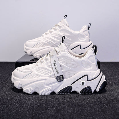 Women's sneakers with thick soles