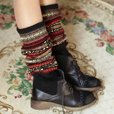 Warm Thick Cotton Knee High Boot Socks