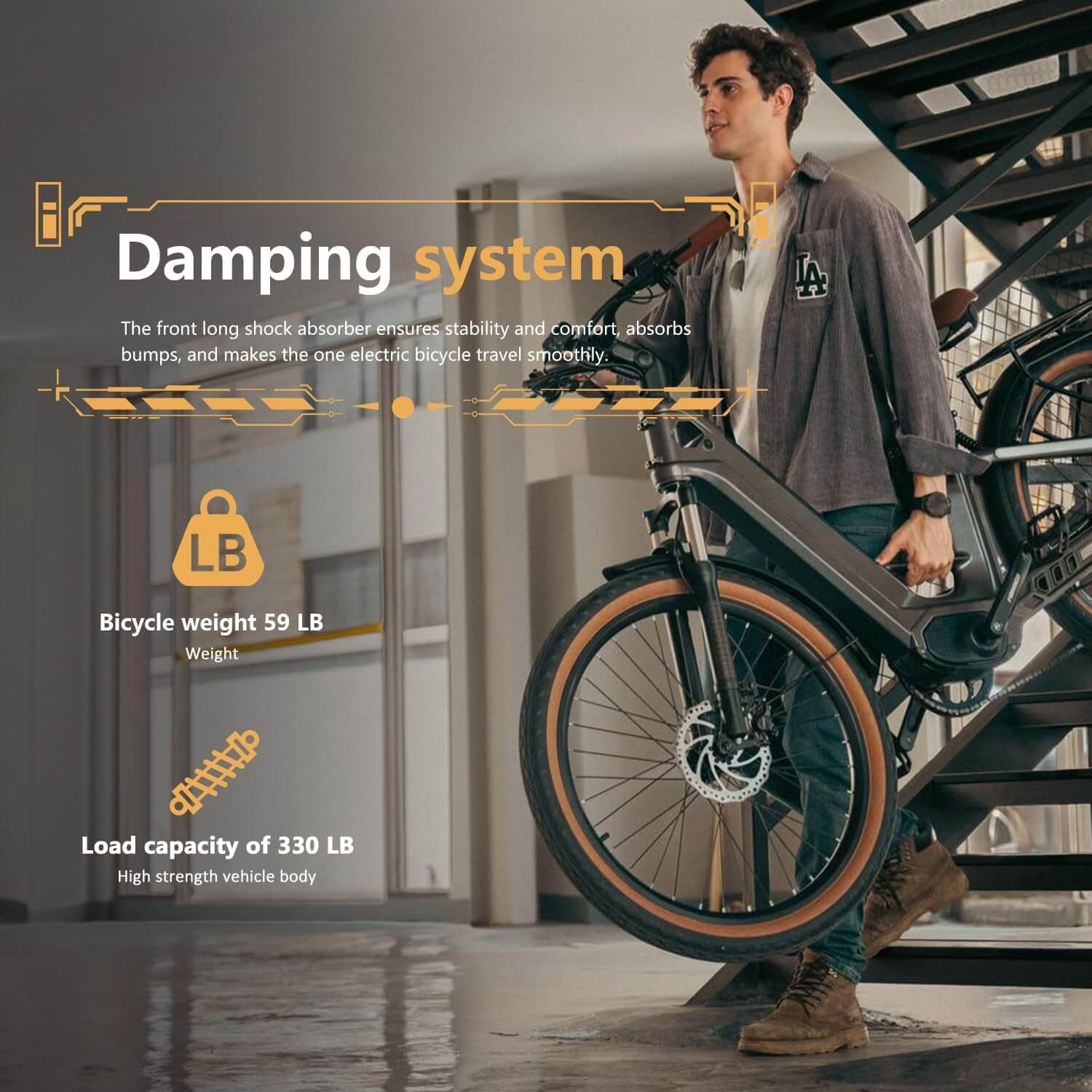 1500W Carbon Fiber E-Bike - 121-Mile Range Smart Electric Bike E-Bike, 1500W Peak Motor, Dual 48V 9.6Ah | Ectron Online