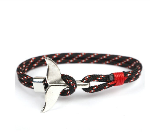 Maritime Magic | Anchor and Whale Tail Jewelry Bracelet | Ectron Online