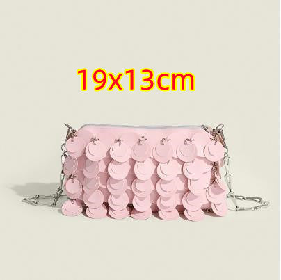 Chain Glitter Sequin Bling Shoulder Bag - Sparkling & Stylish Chain Glitter Sequin Bling Shoulder Bag | Ectron Online