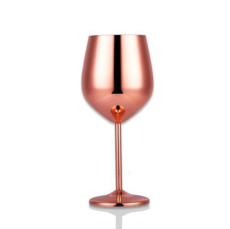 Premium Stainless Steel Wine Glass - Shatterproof & Insulated Stemware