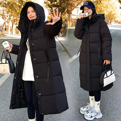 Women's Korean Fashion Padded Jacket | Thick Cold-Proof Winter Coat Cold-proof Cotton-padded Jacket Cotton C | Ectron Online