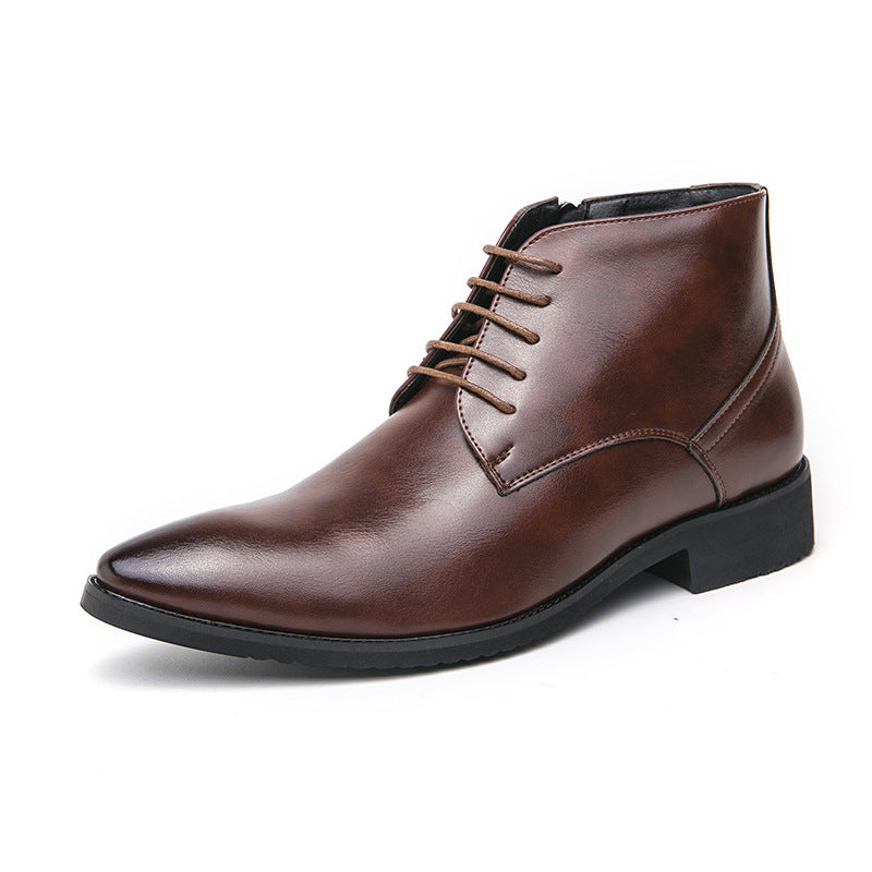 High-Top Martin Boots with Zipper – Height Increasing Design High-top Height Increased By Martin Boot | Ectron Online