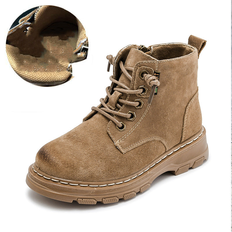 CUHK British Baby Boots | Soft-Soled Cowhide & Cotton CUHK Children's British Baby Soft-soled | Ectron Online
