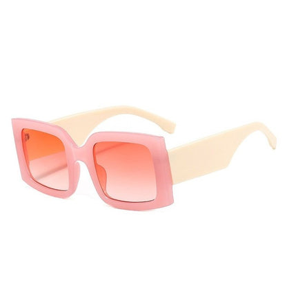 Large-frame  colorful sunglasses for men and women