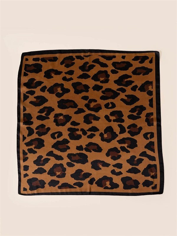 Solid Color Square Scarf - Elegance & Style Artificial Silk Striped High-grade Korea | Ectron Online