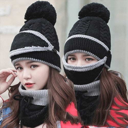 Plush Velvet Bib Mask - Soft, Comfortable, and Protective Hats & Caps | Ectron Online