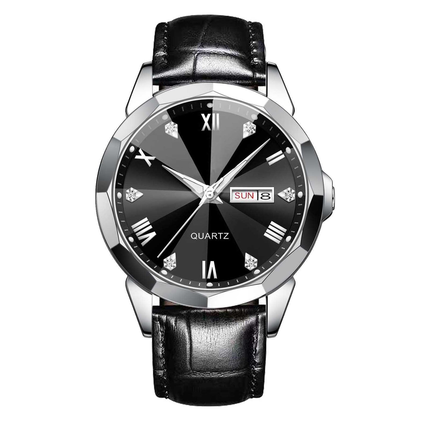 Men's High-Grade Business Watch Business Men's Watch Double Calendar Hig | Ectron Online