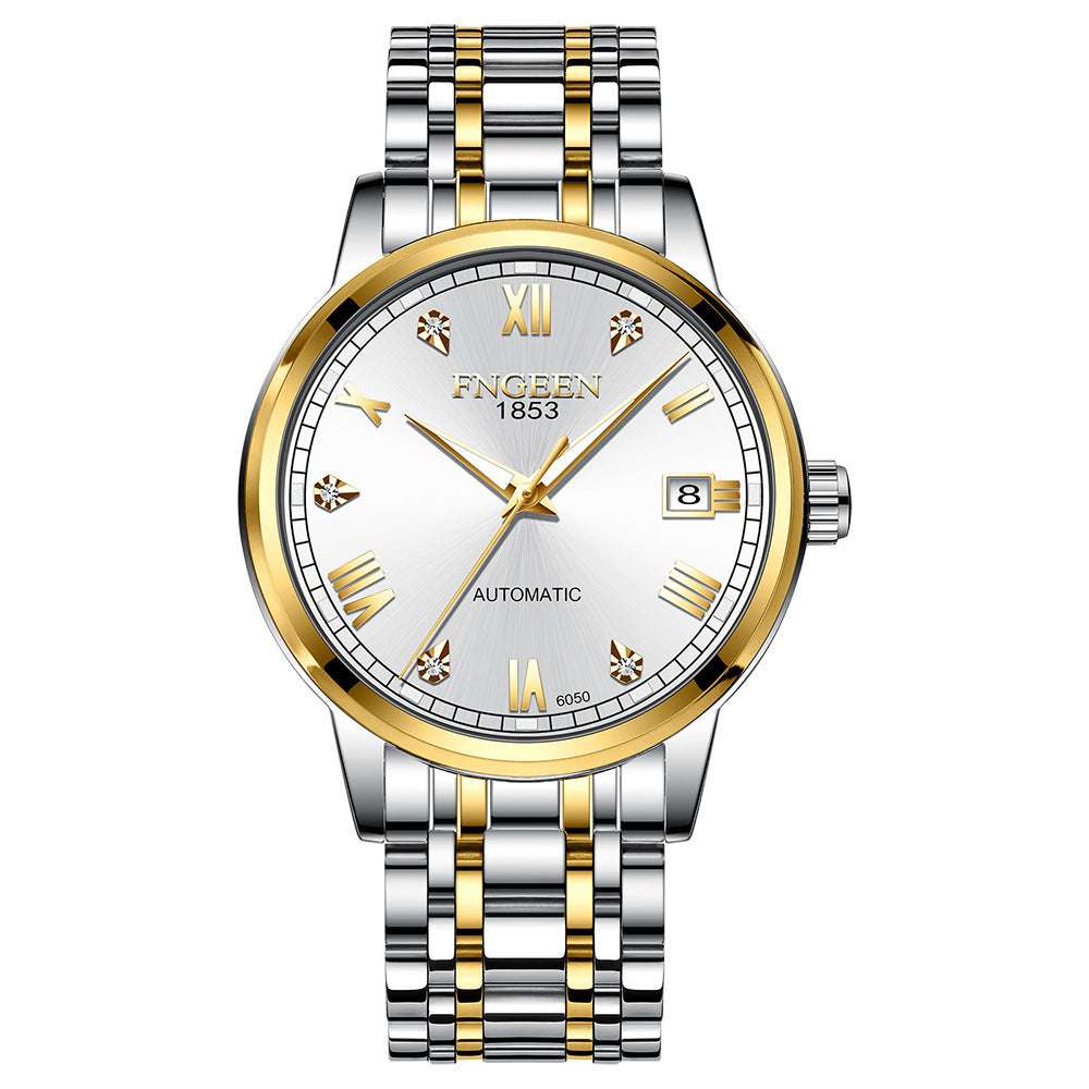 Automatic Mechanical Watch – Waterproof, Luminous Steel Strap Watches | Ectron Online