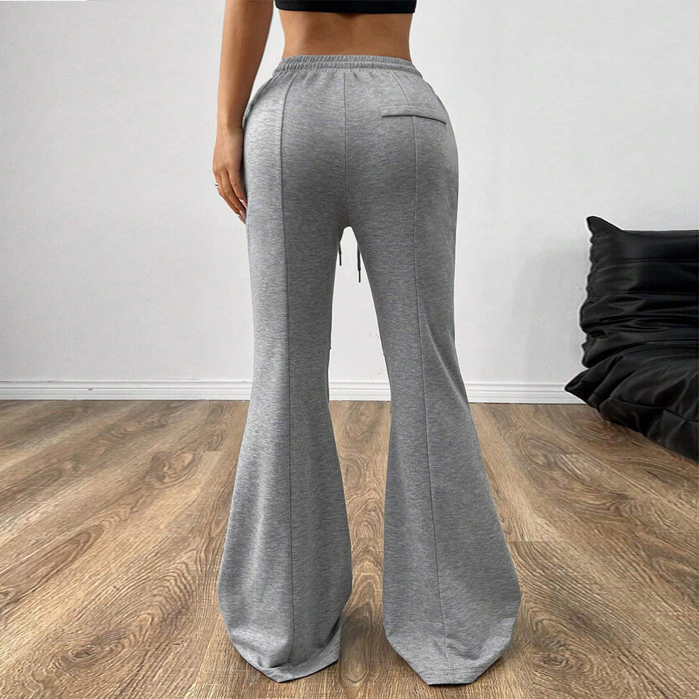 Women's Simple Casual Wide-Leg Trousers