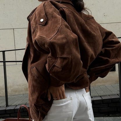 Women's Casual Zip-Up Jacket | Long Sleeve Fall Outerwear with Pockets Women's Casual Zip Up Jacket, Fall Long | Ectron Online