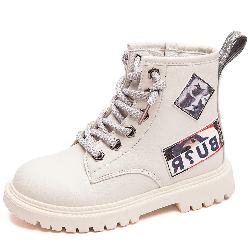 Kids' High-Top Cotton Riding Boots | School Sneakers Children's Riding Boots High-Top Cotton | Ectron Online