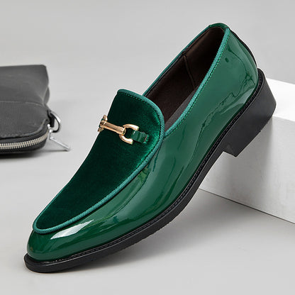Patent Leather Shiny Shoes Lightweight Trendy Versatile Casual