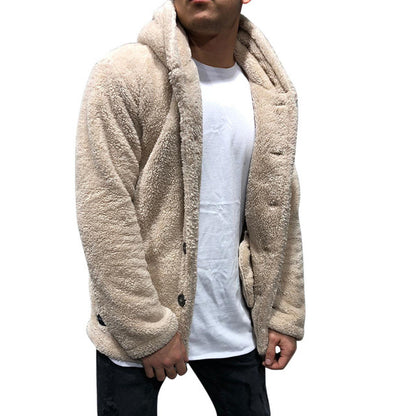 Men's Warm Sweater Hoodie Jacket