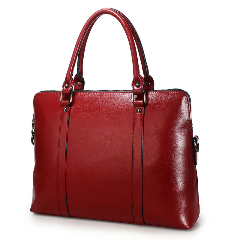 Fashionable Lady Leather Briefcase - Chic & Professional Fashionable lady leather briefcase | Ectron Online