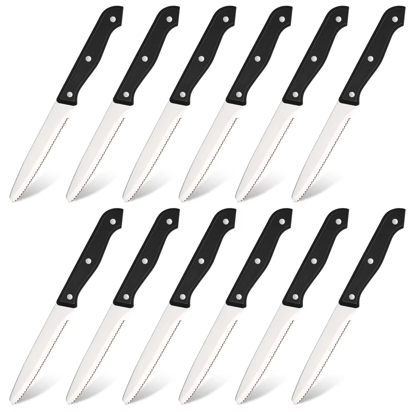 12-Piece High-Carbon Stainless Steel Knife Set | Meat & Steak Knives