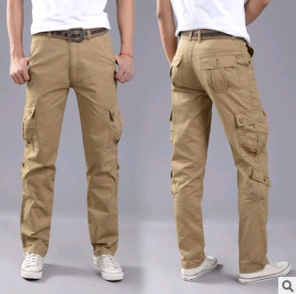 Men's multi-pocket overalls military pants casual trousers sports outdoor men's clothing