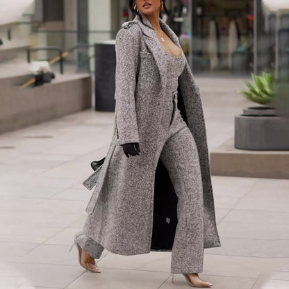 Women's Warm Plush Lapel Jacket | Soft Long-Sleeved Winter Coat Warm Jacket Long-sleeved Lapel Women's P | Ectron Online