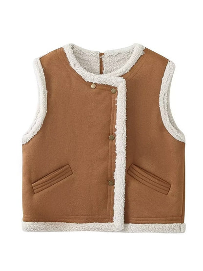 Women's Fashion Lamb Wool Vest