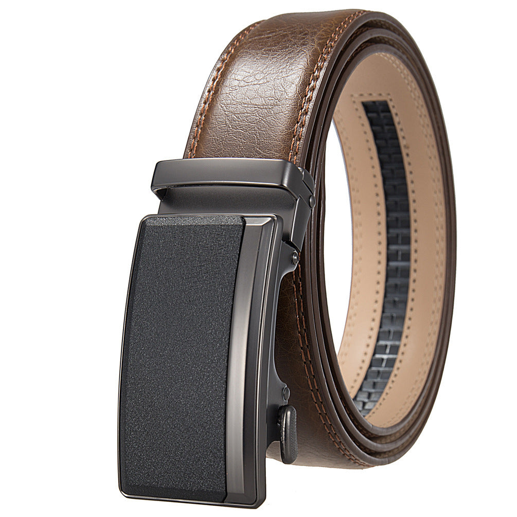 Men's Leather Belt - Business - Split Leather Men's Belts | Ectron Online