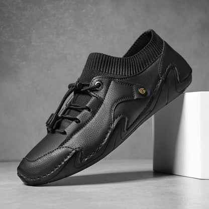 Men's Gommino Casual Leather Shoes Men's Soft Bottom Octopus Outdoor Driving Shoes Men's