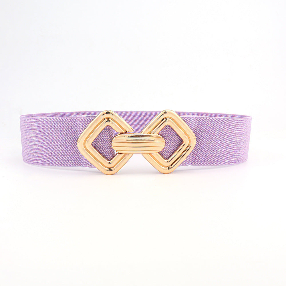 Elastic Waistband Women's Wide Waist Seal Decoration Belt | Ectron Online