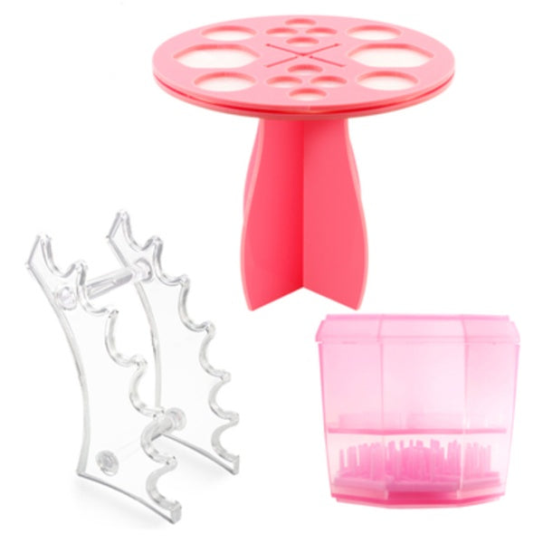 14-Hole Makeup Brush Drying Rack & Stand 14 Hole Make up Brush Set Dry Rack Dryin | Ectron Online