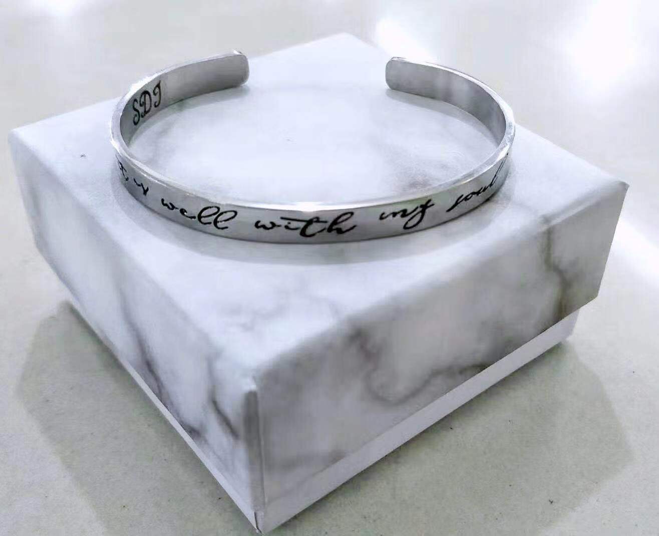 Personalized Jewelry | Custom Mantra Bracelets Bracelet | Ectron Online