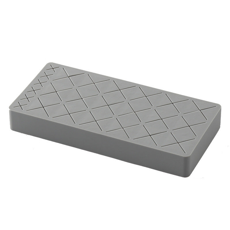{{ brand }} Silicone Lipstick Storage Rack – Trendy & Organised Makeup Holder Grey - Net red silicone lipstick storage rack