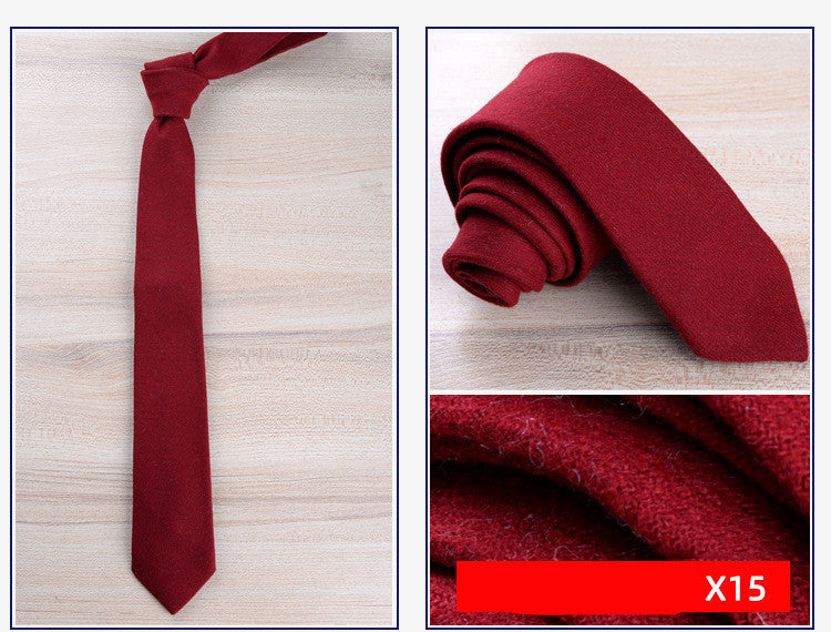 Wool Tie Men Formal Wear England Men's Tie | Ectron Online