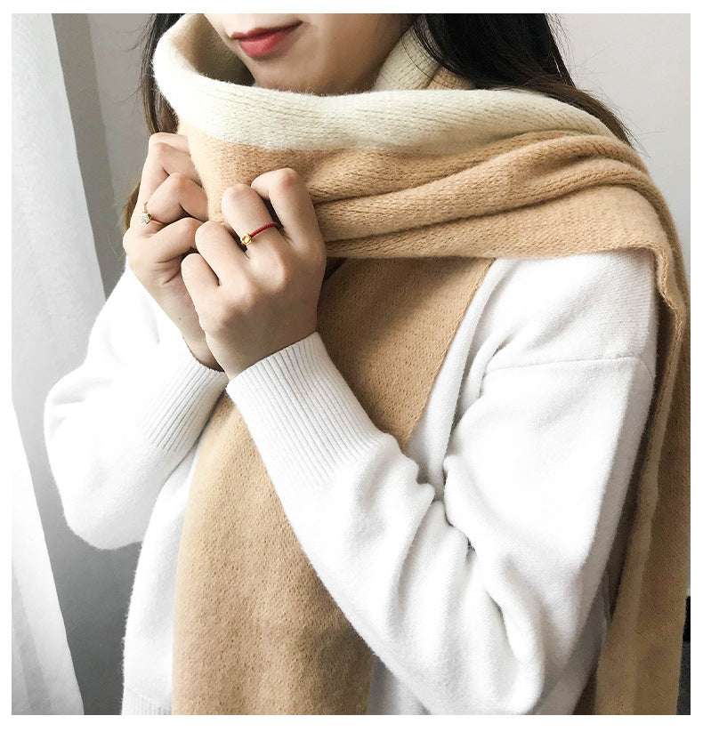 Unisex Cashmere Scarf Men's And Women's Korean-style Cashmere | Ectron Online