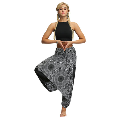 Digital Print Women's Lantern Yoga Pants