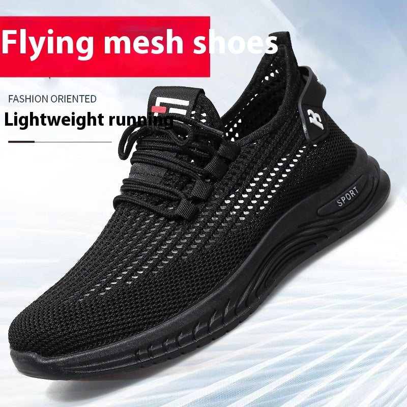 Men’s Summer Leisure Mesh Shoes – Soft Bottom & Breathable Summer Men's Leisure Pajamas Soft Bottom | Ectron Online