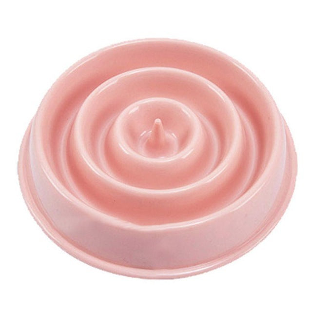 Plastic Choke Prevention Slow Feeder Bowl for Dogs & Cats Plastic Pet Dogs And Cats Choke Preventi | Ectron Online