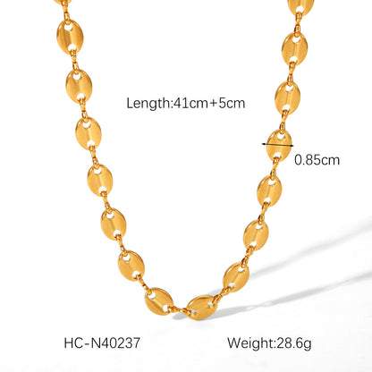 Fashion 18K Gold Plated Handmade Chain Ball Bead Chain