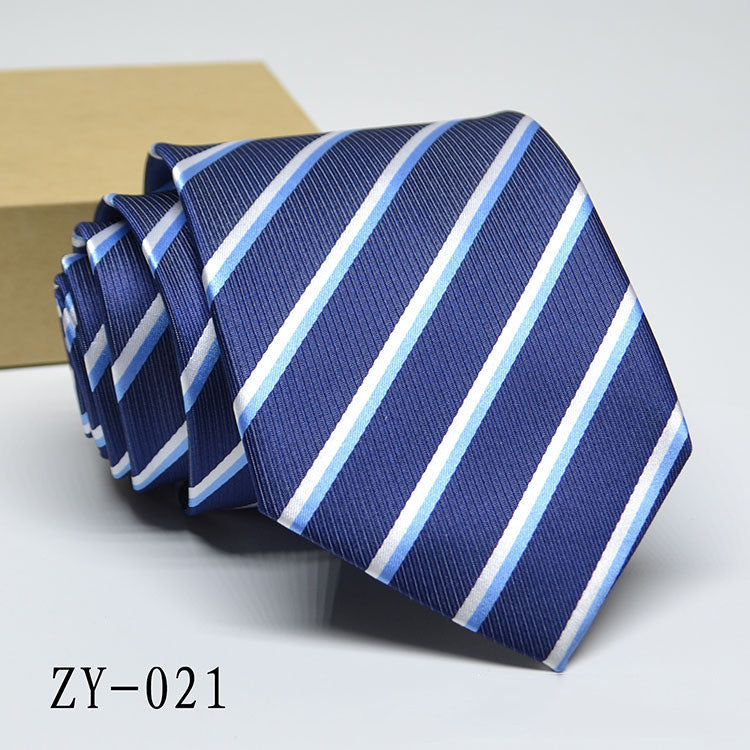New Men's Hot Sale 1200D Striped Tie Men's Tie | Ectron Online
