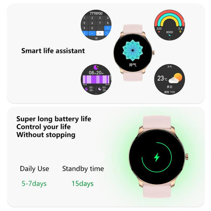 Ultra Slim Smartwatch with 1.43" AMOLED Display Ultra Slim Smart Watch For Men Women, 1. | Ectron Online