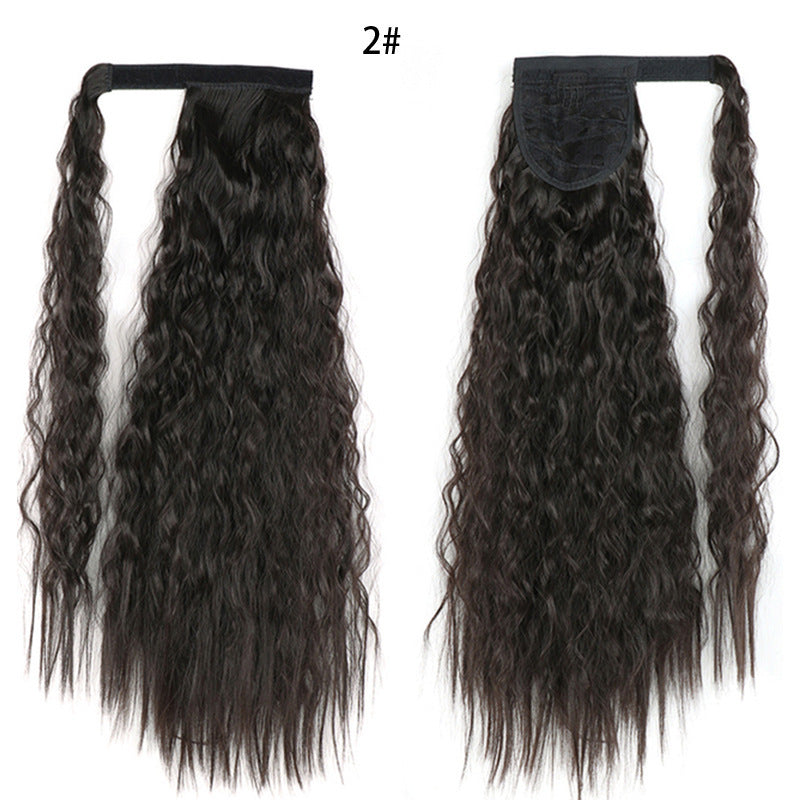 Water Wave Ponytail Wig - Elegant & Easy Style Ponytail Wig Water Wave Velcro Banding C | Ectron Online