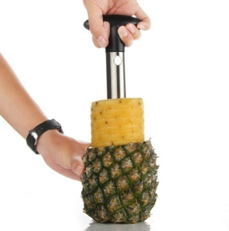 Stainless Steel Pineapple Peeler & Slicer – Easy Fruit Cutting Stainless Steel Easy to use Pineapple Pe | Ectron Online