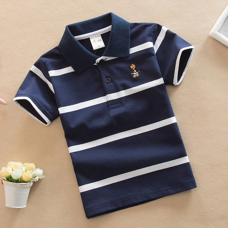 College Style Boys' Polo Shirt | Short Sleeve T-shirt College Style Boys Polo Short Seeve T-sh | Ectron Online