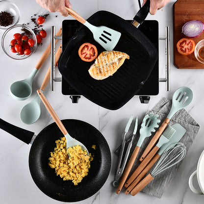 Silicone Kitchen Utensils Set - Silicone Kitchen Utensils Set | Ectron Online