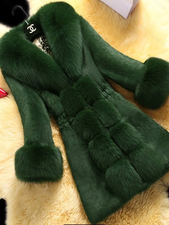 Women's Long-Sleeved Fleece Coat | Warm & Soft Winter Fleece Jacket