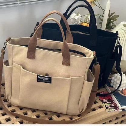 Large Capacity Canvas Shoulder Bag | Women's Commuting Handbag Edit Large Capacity Shoulder Canvas Bag, Comm | Ectron Online