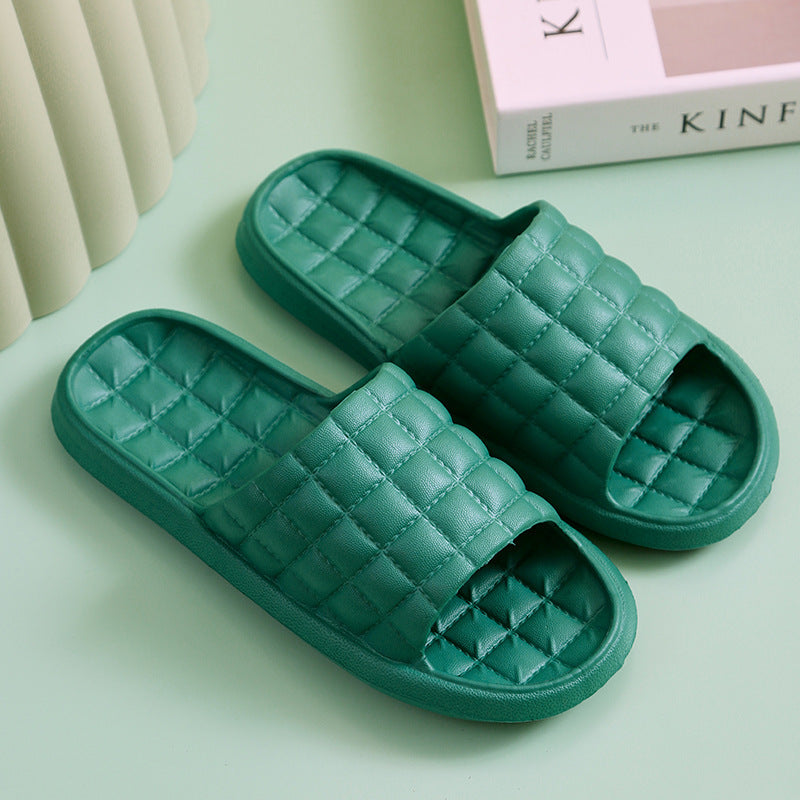 Couple Summer Slippers Bathroom Non-Slip Home Shoes Men And Women Couple Summer Slippers Bathroom Non-Slip | Ectron Online
