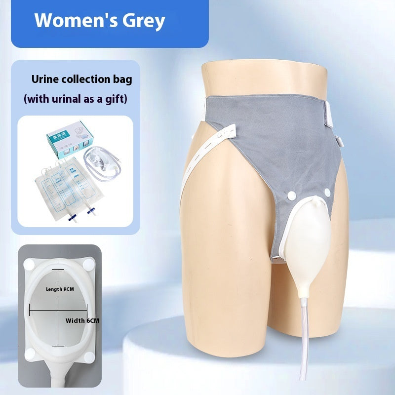 {{ brand }} Unisex Silicone Urine Bag – Bed Rest Catheter & Drainage System Grey Cloth Women's Universal - Silicone Chamber Pot Bed Rest Unisex Spe