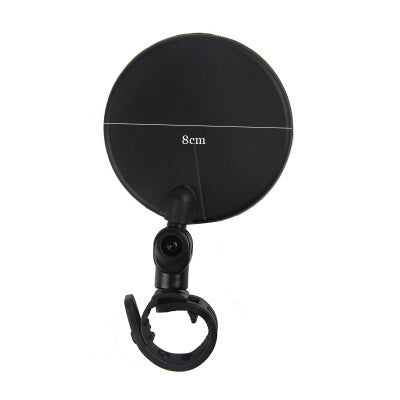 Bicycle Rearview Mirror Wide-angle Convex Mirror Rearview Mirror With Silicone Handle