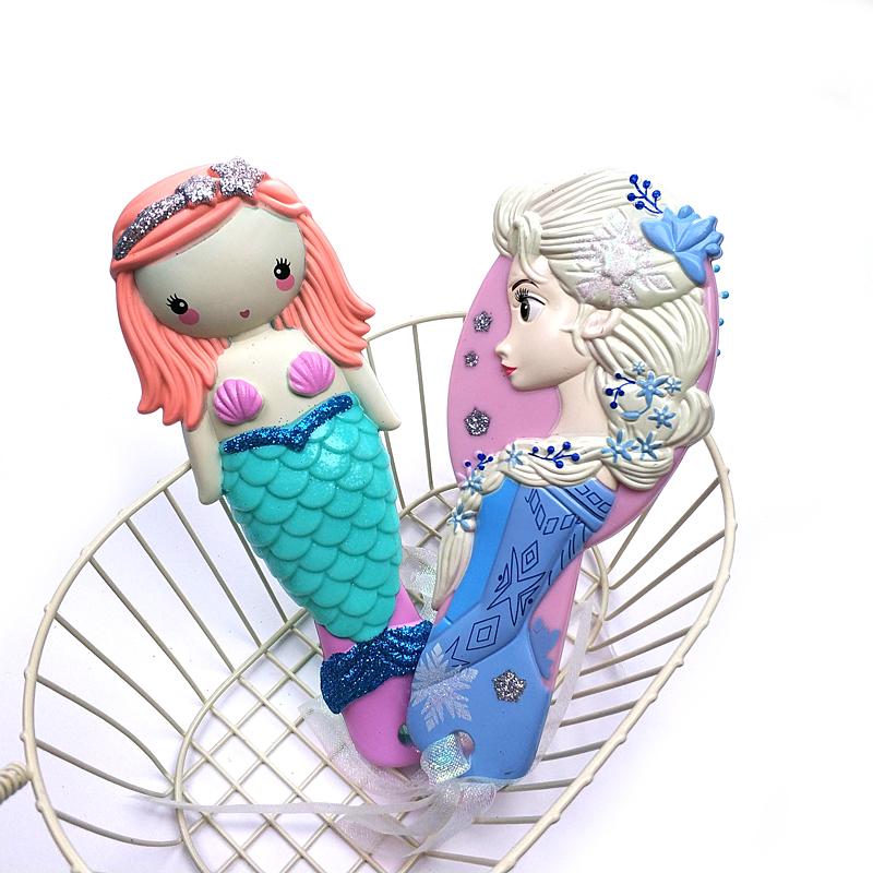 Disney Kids Comb 3D Princess Frozen Hair Brushes