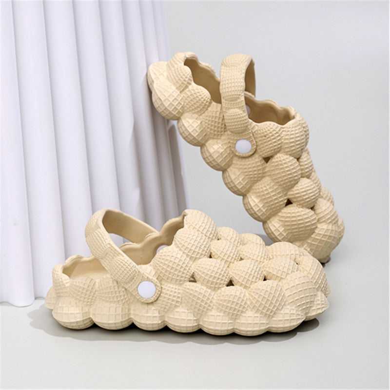 Womens Soft Sole Bubble Clogs Lightweight Solid Color Slippers Womens Soft Sole Bubble Clogs Lightweigh | Ectron Online