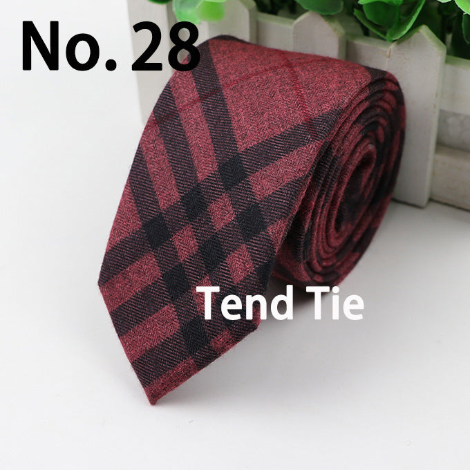 Men's Tie New Ultra-narrow Wool Elegant Atmosphere